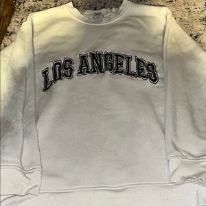 White Los Angeles Woman’s Sweater